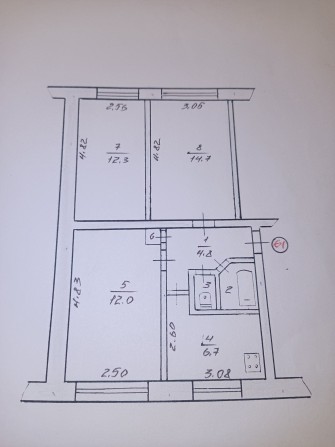 3-х комнатная квартира или обмен на дом - фото 1
