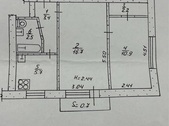 Квартира 2-х кім. Жовті Води. 2/5 поверх Желтые Воды