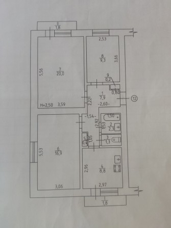 Продається 3 кімнатна квартира - фото 1