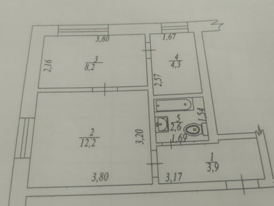 Терміново продається 2-кімнатна квартира в м.Калинівка Вінницькоі обл. Калинівка