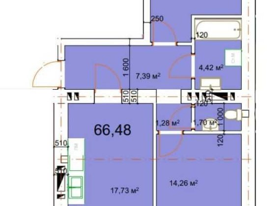 2 кім квартира на 3-му поверсі по вул.Малицькій(Епіцентр) Калуш