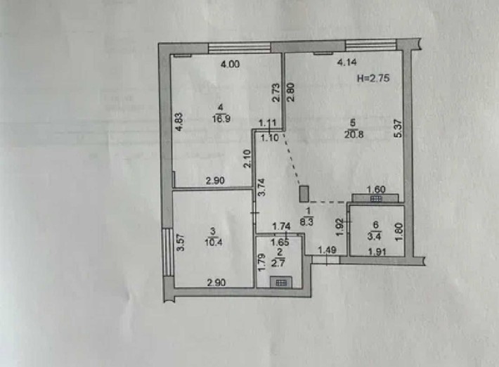 Продається 2-кімн. квартира 63 м² | ЄОселя | Чорноморськ - фото 1