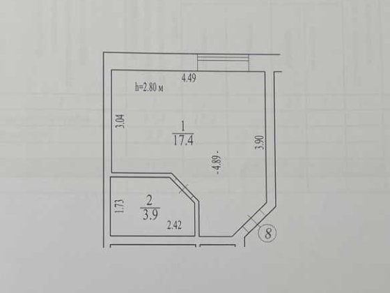 1к квартира, Гостомель, вул. Ювілейна Гостомель