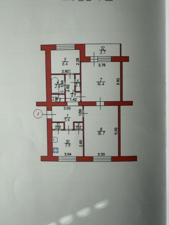 Продаж 3 кімнатної квартири в м. Ківерці - фото 1