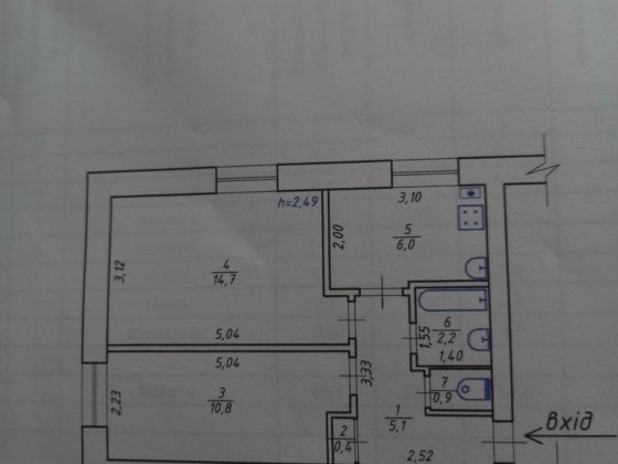 Квартира вул батуринська 47 2 кімнати 40 м2 Конотоп