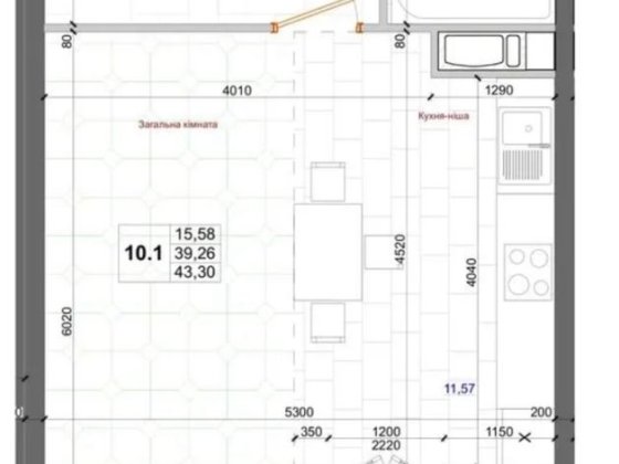 Продам 2 кімнатну квартиру ЖК Атлант Коцюбинское