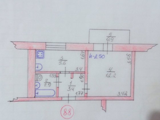 Продам квартиру под ремонт Берестин