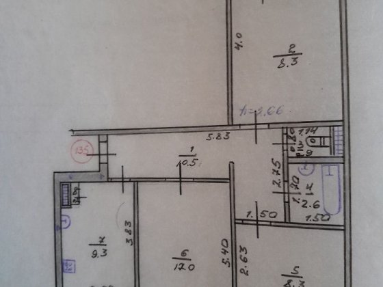 Продам 3-х комнатную квартиру Лозова