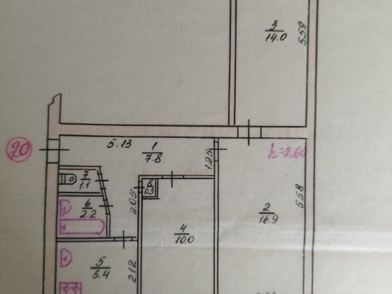 Продам 3-кімнатну квартиру 1 м-н Лозовая