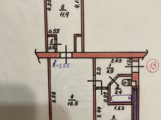 2-ком. На Верхних Домиках Лозовая
