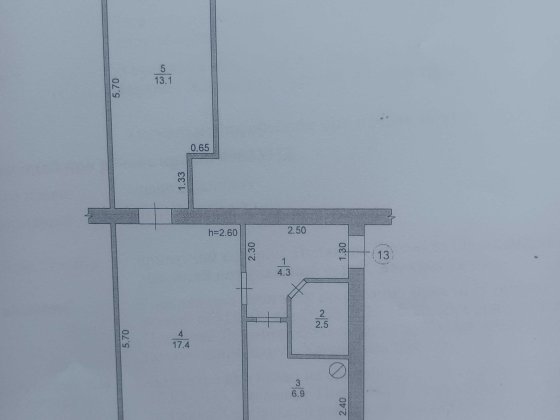 Продам 2-х комн.кв. Мерефа (р-н)ж/д вокзала. Мерефа
