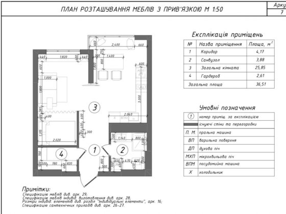 1 кімнатна 35,9 метрів Нетішин