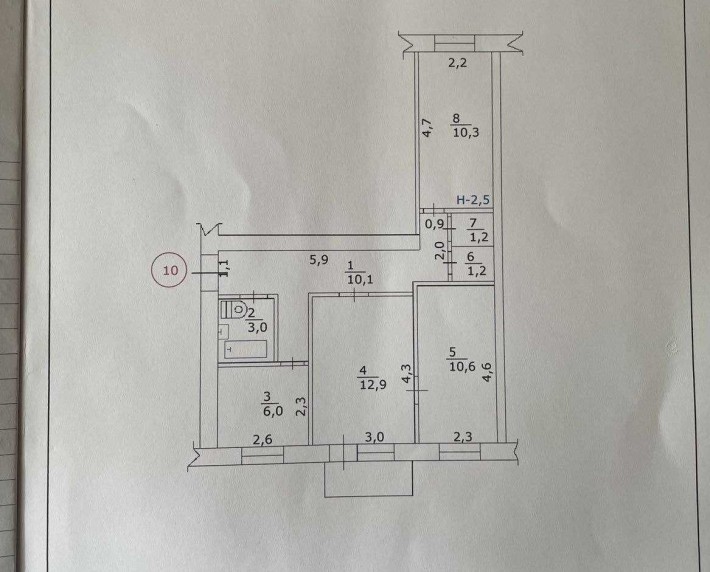 Продаж 3-к кв. по вул. Соборності в м. Звягель - фото 1