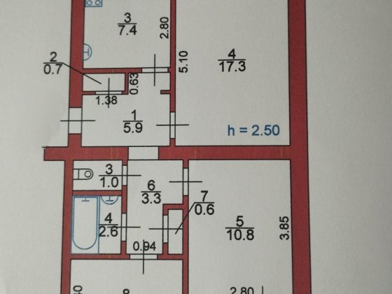 Продаж 3-кім.кв. чеського типу Нововолинськ