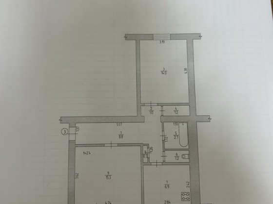 Квартира 2 кімнатна Ромны