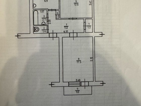 2-кімнатна на Бамі з індивідуальним опаленням Прилуки