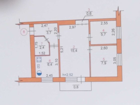 Продам 3--кімнатну квартиру Старокостянтинів