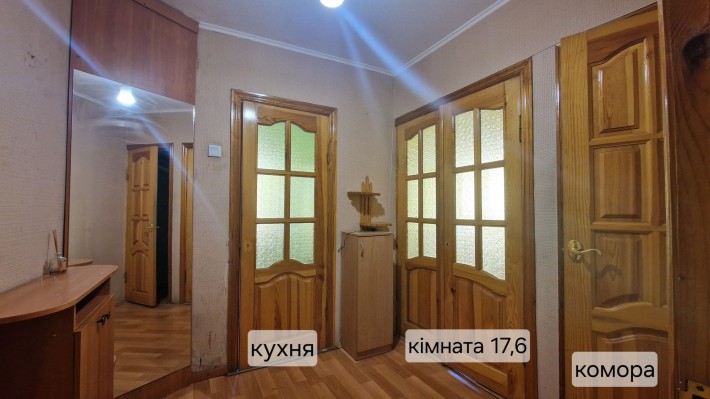 З-кімнатна квартира площею 67 м2на 12-му поверсі з видом на Дніпро - фото 1