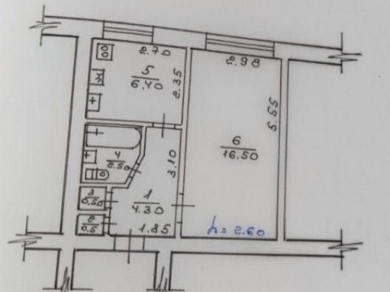 Продам однокімнатну квартиру в центрі м.Фастів, Київської області Фастов