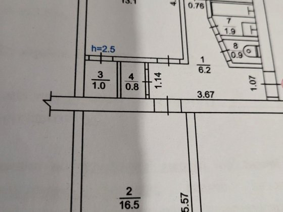 2х комнатная квартира Шостка