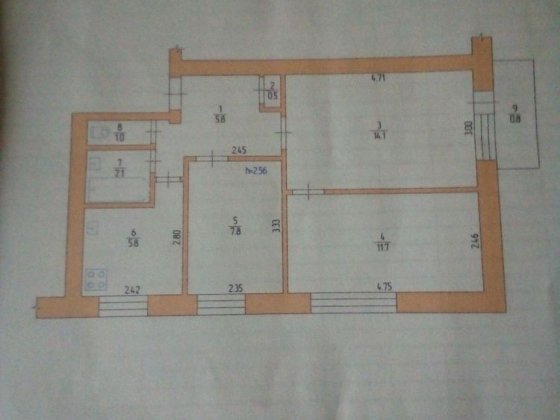 Срочно!!!Продам 3-х комнатную квартиру по пер.Депутатской