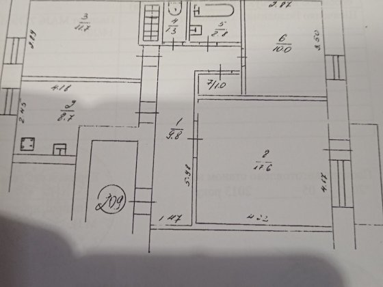 3 ком кв. Ул.Маяковско. 17.000у.е Шостка