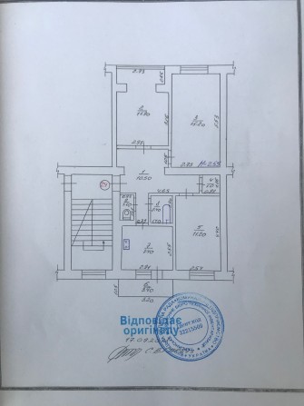 Продається трьохкімнатна квартира в м. Гайсин. - фото 1