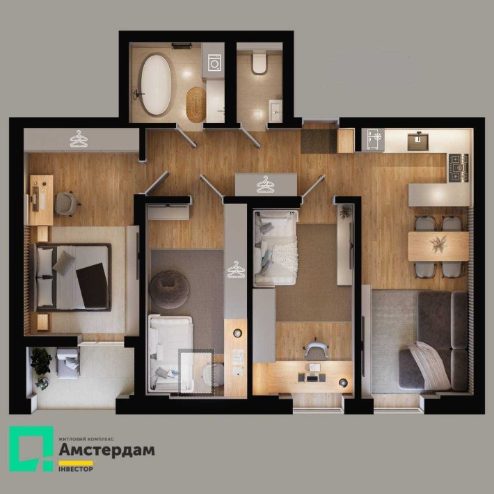 Продаж 3-спальної квартири - фото 1