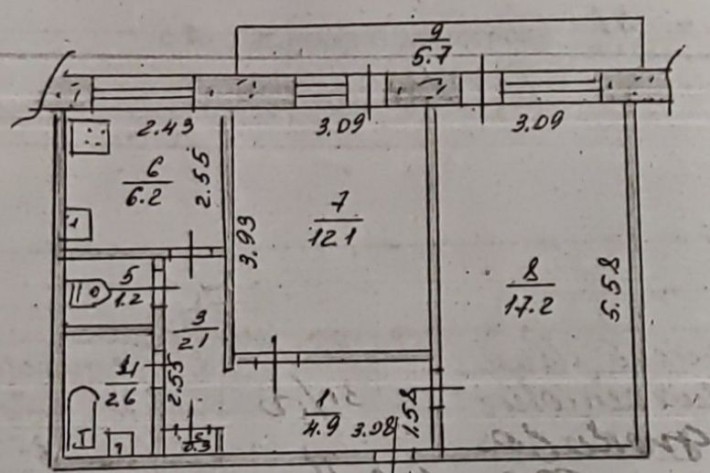Продам 2-х комнатную квартиру - фото 1