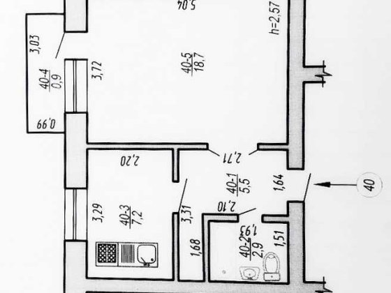 1-кімнатна квартира по вул. Центральна (біля мосту) Апостолове