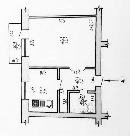 1-кімнатна квартира по вул. Центральна (біля мосту) - фото 1