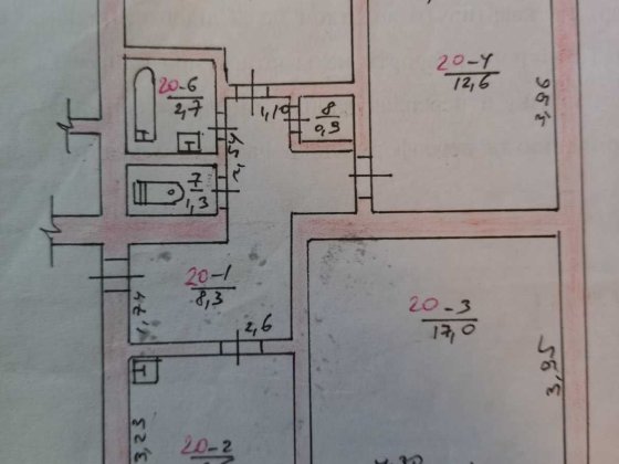 Продам квартиру 3 кімнатну Апостолове