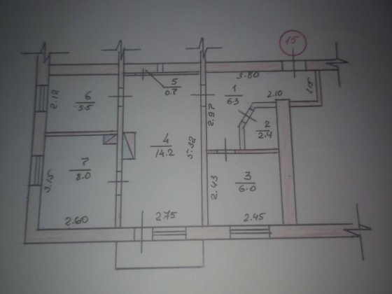 Продам 3х кімнатну квартиру Радомышль