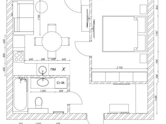 1 к квартира в новобудові