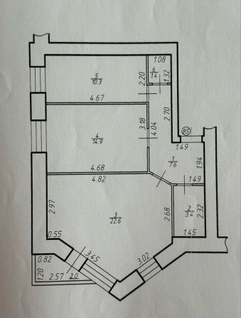 Квартира (2 кімнатна) - фото 1