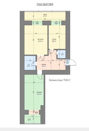 Продається 2 к. квартира, ЖК Ювілейний, Микитинці (Укр. декабристів) - фото 1