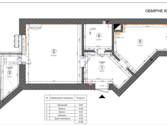 Однокімнатна квартира ЖК Сакура (Піонерський квартал) + дизайн проект Крюківщина