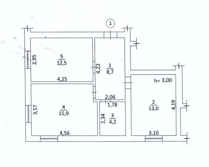 Продаю 2-кімнатну квартиру в Гнідині - фото 1