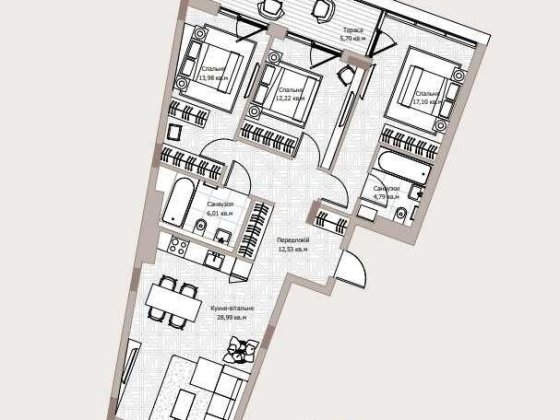 Неймовірна 3к квартири з 2 терасами в ЖК Park Lake City Підгірці