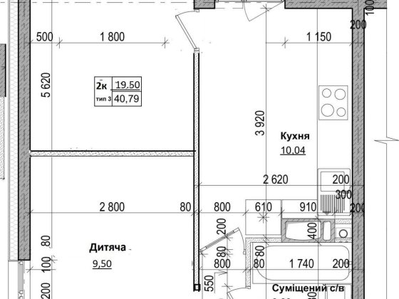 Квартира 1-кімнатна від власника Новоселки