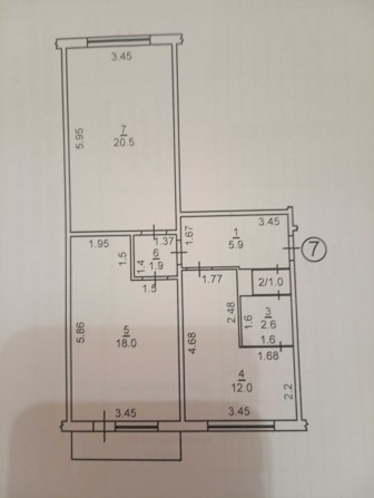 Прод!!! 2-х кімнатну квартиру - фото 1