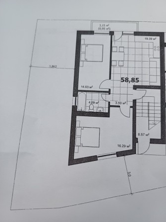 Продаж 2-кімнатної квартири у Рудно!Всього 790$/ кв.м! Без комісії! - фото 1