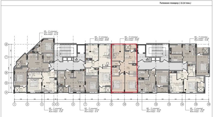 Трикімнатна квартира у Городку - фото 1