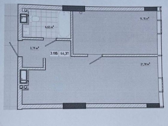 Продаж 1 кім квартири вул.Трускавецька ,ЖК Галжитлобуд Скнилов