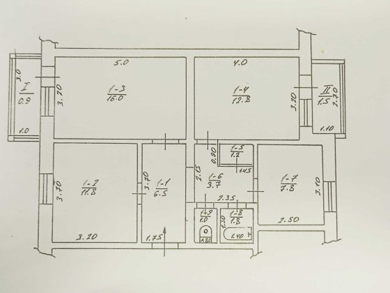Продаж 3-кімнатної квартири в селищі Арбузинка (вул. Центральна, 99) Арбузинка