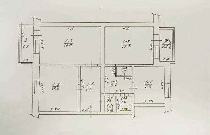 Продаж 3-кімнатної квартири в селищі Арбузинка (вул. Центральна, 99) - фото 1