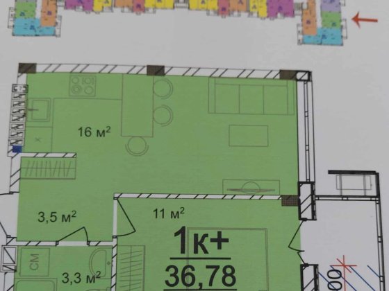 Продам 1 к квартиру ЖК Мариинский Великодолинское Великодолинское