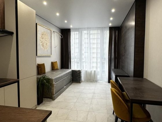 Продам 1-ком.студию в ЖК Акварель с ремонтом(214-870) Лиманка