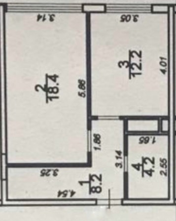 Продам 1 комнатную квартиру ‼️с видом на море , 53 жемчужина , Таирова - фото 1