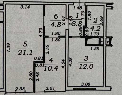 Лучшая цена в комплексе и единственная ква-ра в продаже - 21 Жемчужина - фото 1